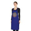 Custom Cotton Apron with Hand - Drawn Mandalas - Perfect for Chefs and Home Cooks - Blululi