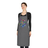 Custom Cotton Apron with Hand - Drawn Mandalas - Perfect for Chefs and Home Cooks - Blululi