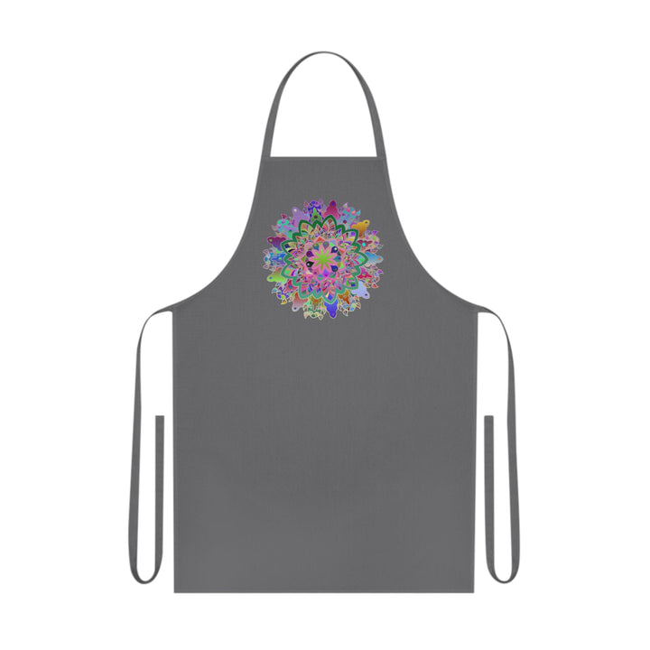 Custom Cotton Apron with Hand - Drawn Mandalas - Perfect for Chefs and Home Cooks - Blululi