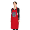 Custom Cotton Apron with Hand - Drawn Mandalas - Perfect for Chefs and Home Cooks - Blululi