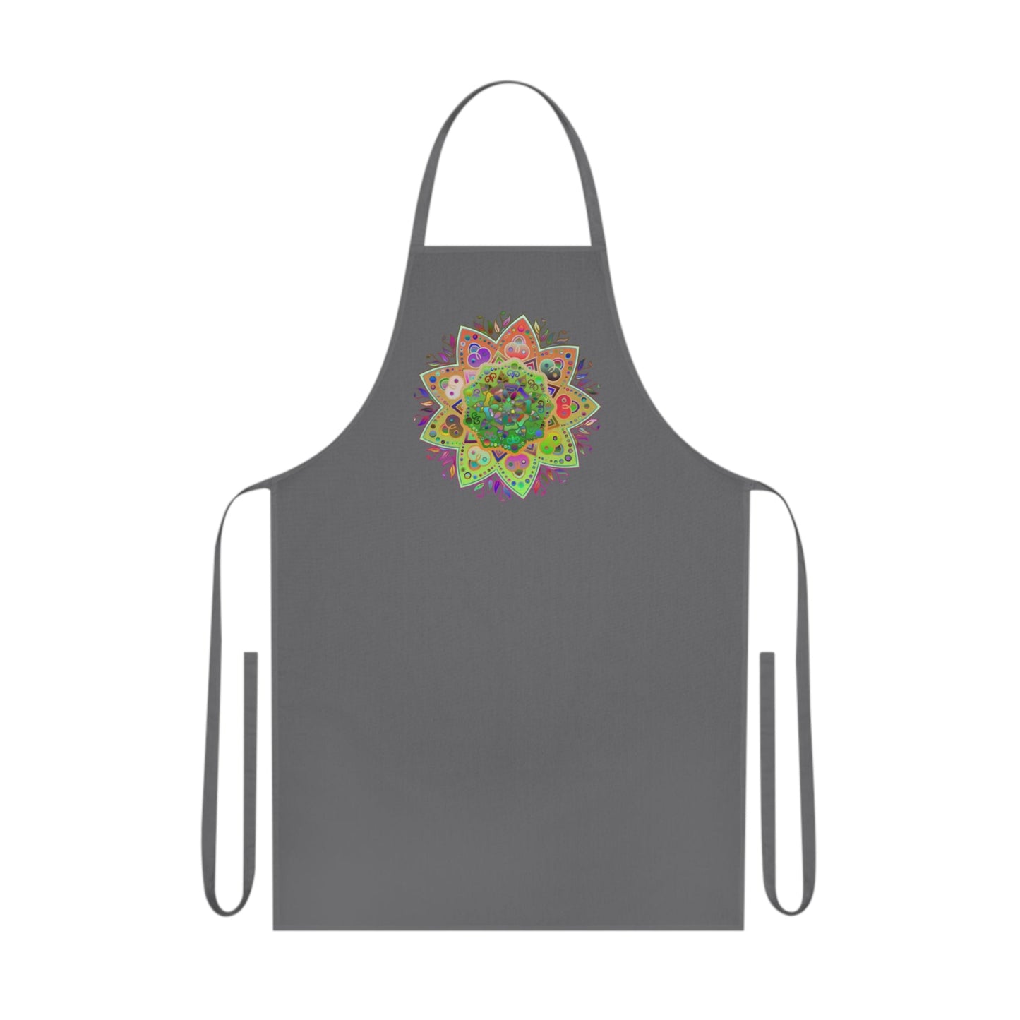 Custom Cotton Apron with Hand - Drawn Mandalas - Perfect for Chefs and Home Cooks - Blululi