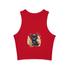 Cute Cat Art Racerback Tank Top Tank Top - Blululi
