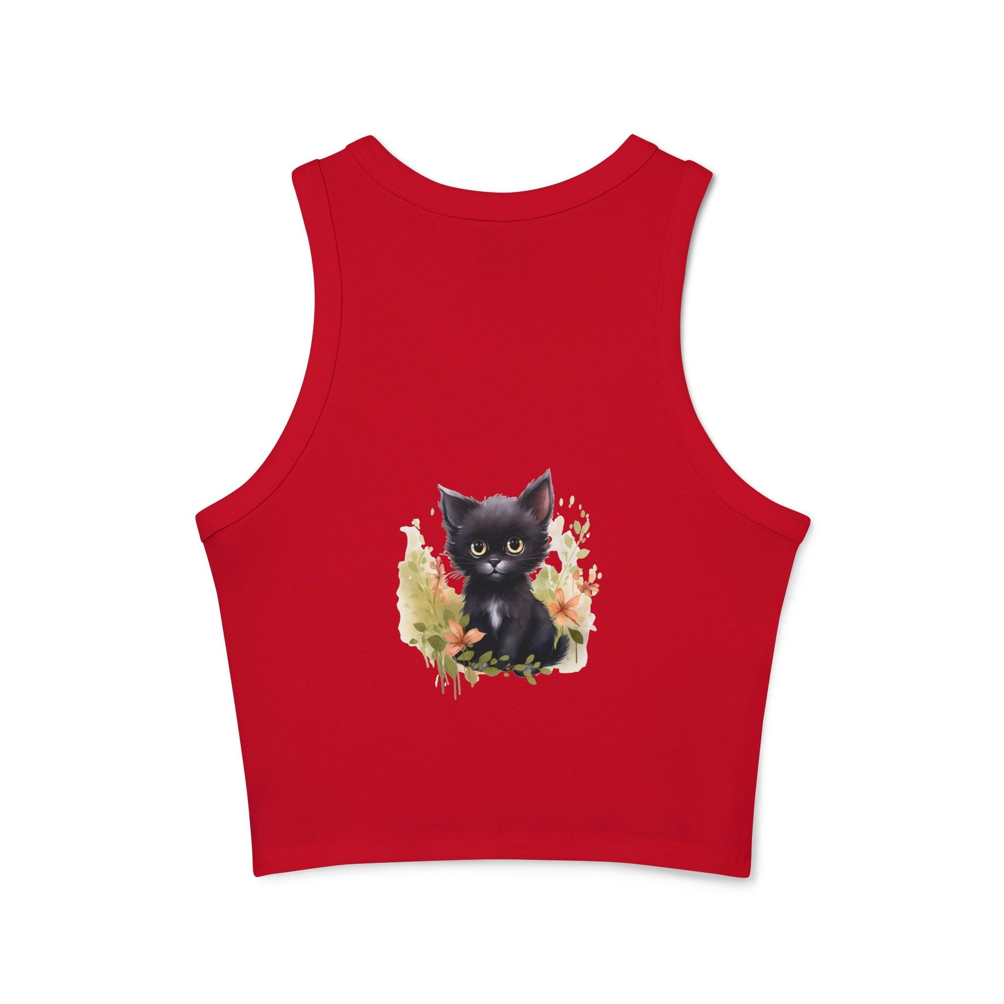 Cute Cat Art Racerback Tank Top Tank Top - Blululi