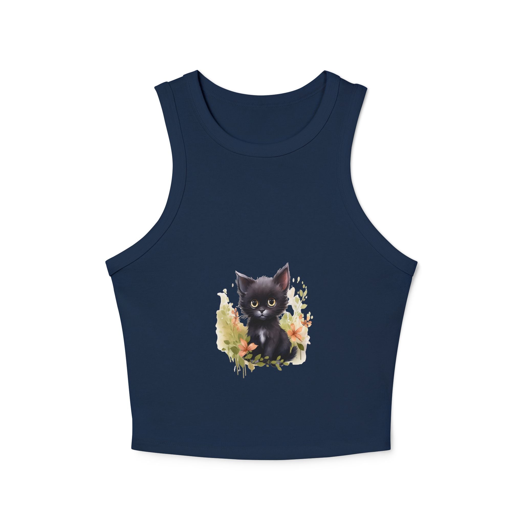 Cute Cat Art Racerback Tank Top Tank Top - Blululi