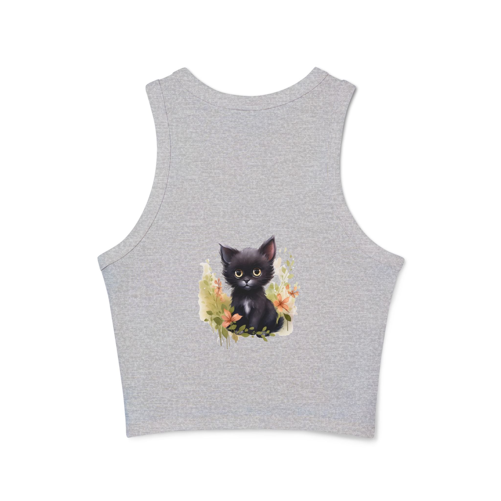 Cute Cat Art Racerback Tank Top Tank Top - Blululi