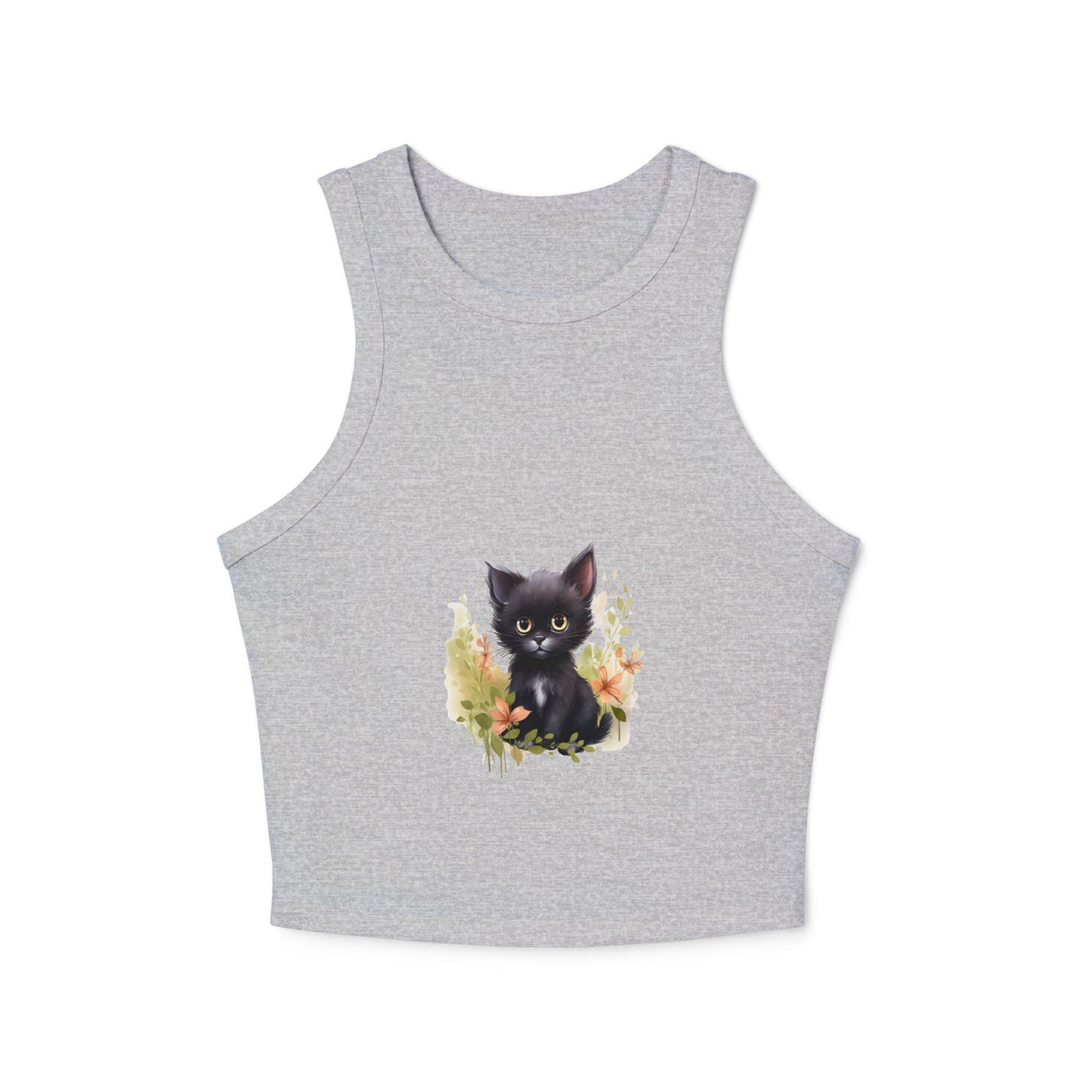 Cute Cat Art Racerback Tank Top Tank Top - Blululi