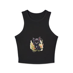 Cute Cat Art Racerback Tank Top Tank Top - Blululi