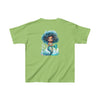 Cute Mermaid Design Kids Heavy Cotton™ Tee - Perfect for Little Mermaid Lovers and Ocean Explorers! - Blululi