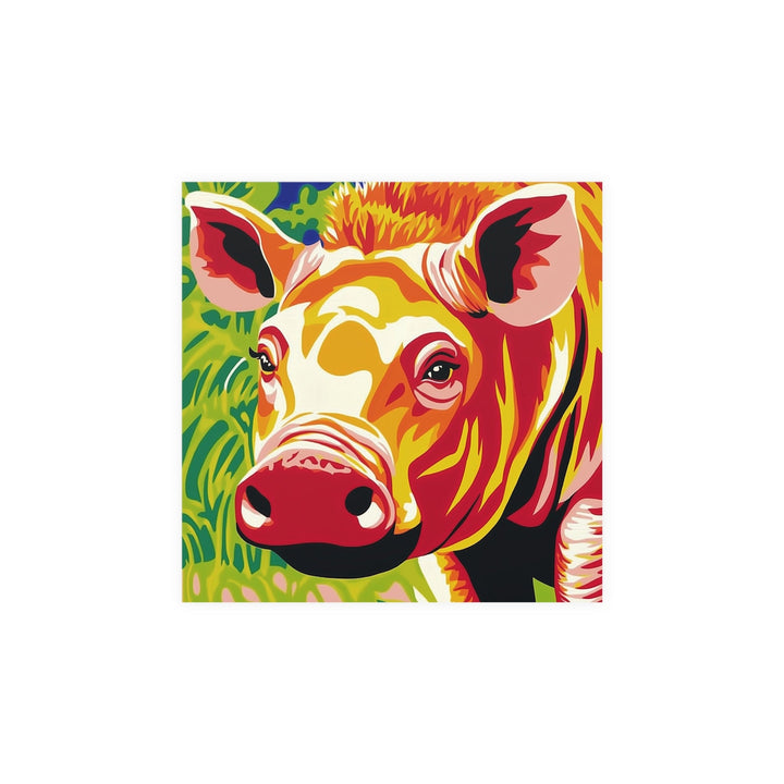 Cute Warthog Portrait - Animal Savana Poster Poster - Blululi