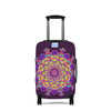 Dark Plum Mandala Luggage Cover Accessories - Blululi