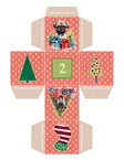 DIY Christmas Advent Calendar Boxes - Doggy Style digital download - Blululi