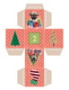 DIY Christmas Advent Calendar Boxes - Doggy Style digital download - Blululi