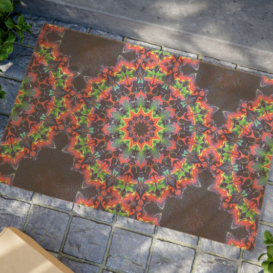 Doormat with hand - drawn mandala designs Home Decor - Blululi