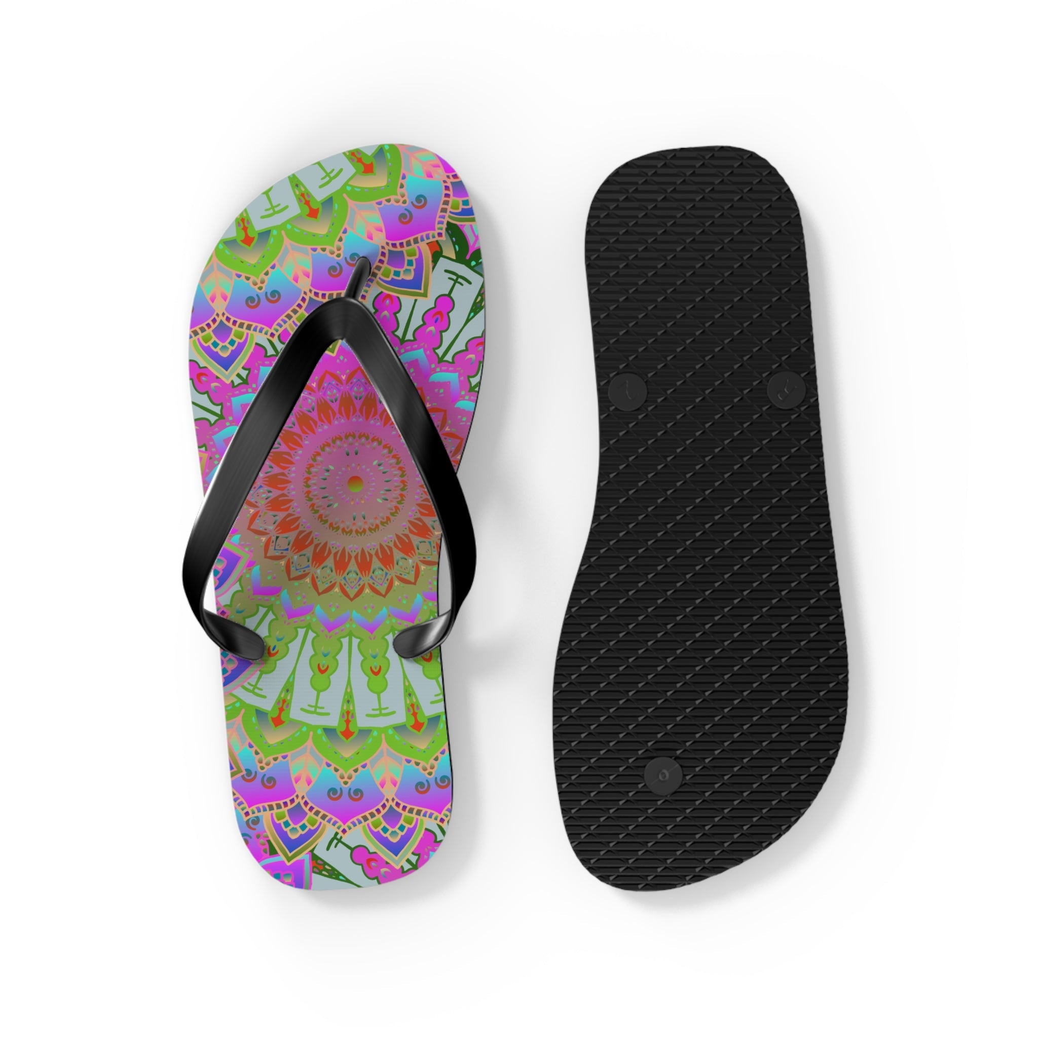 Dreamy Mandala Flip Flops - Balance & Harmony Shoes - Blululi