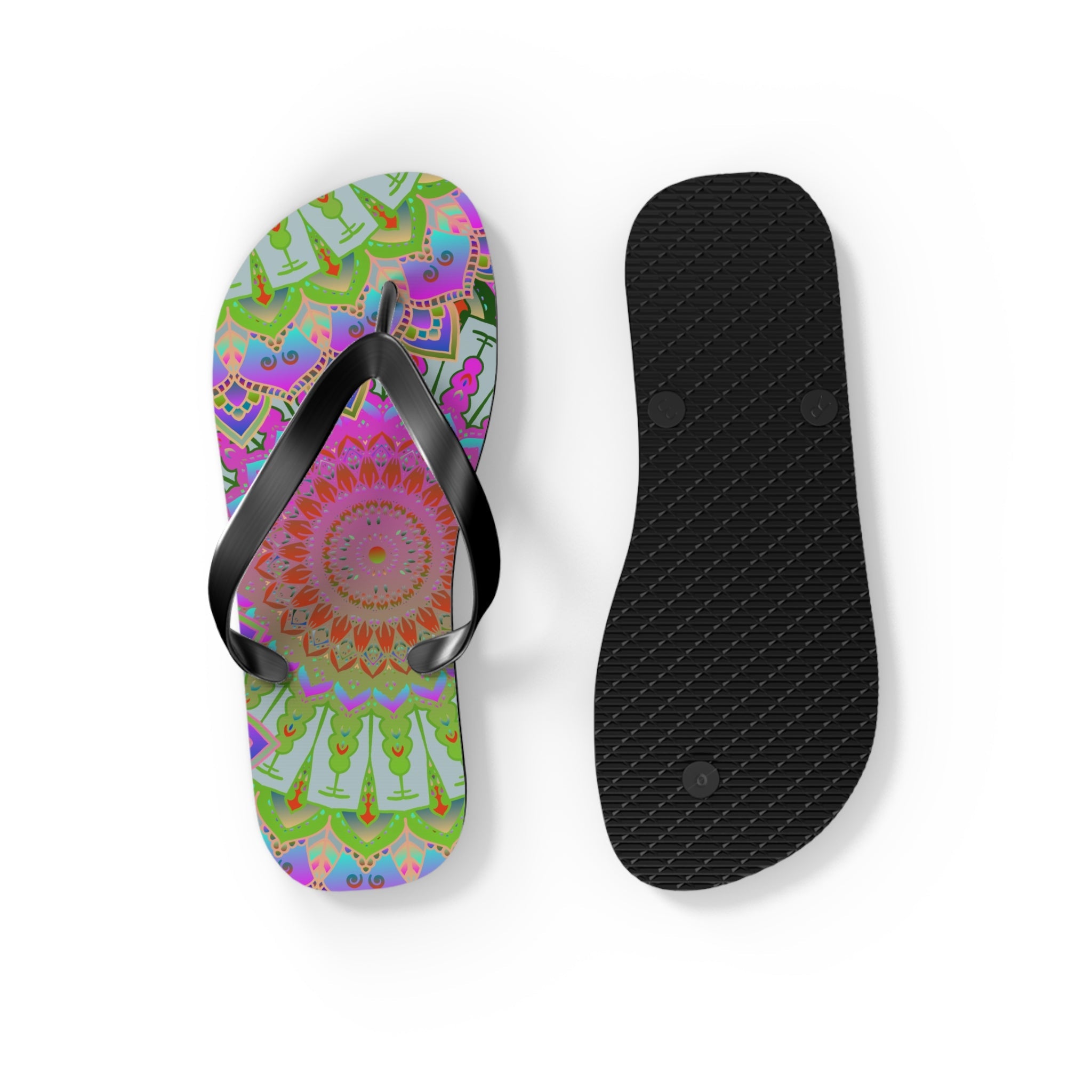 Dreamy Mandala Flip Flops - Balance & Harmony Shoes - Blululi