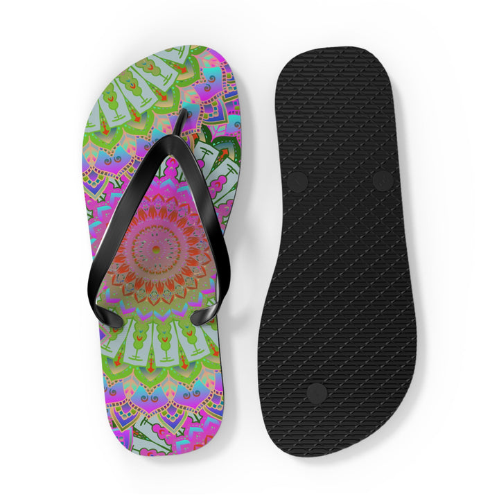 Dreamy Mandala Flip Flops - Balance & Harmony Shoes - Blululi