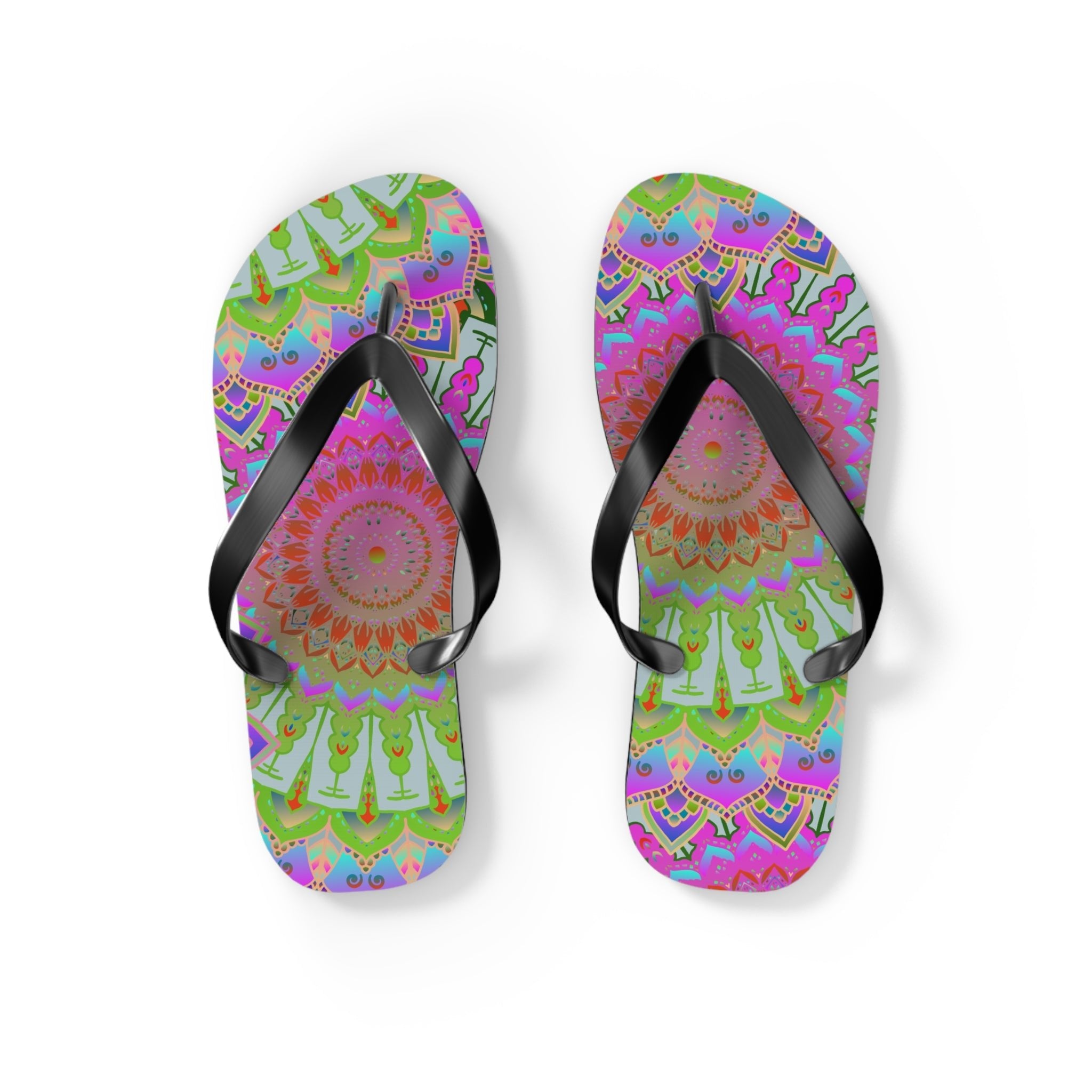 Dreamy Mandala Flip Flops - Balance & Harmony Shoes - Blululi