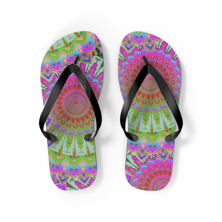 Dreamy Mandala Flip Flops - Balance & Harmony Shoes - Blululi