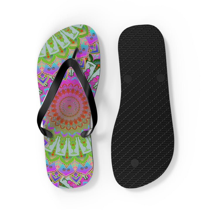 Dreamy Mandala Flip Flops - Balance & Harmony Shoes - Blululi