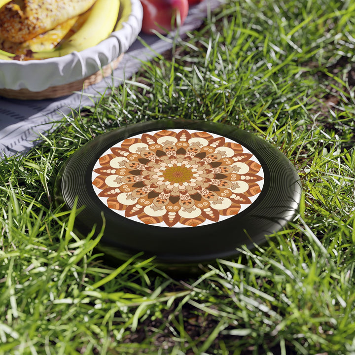 Earth Tones Mandala Frisbee Disc Accessories - Blululi