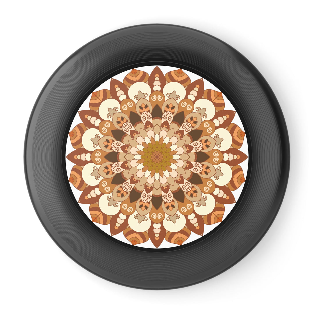 Earth Tones Mandala Frisbee Disc Accessories - Blululi