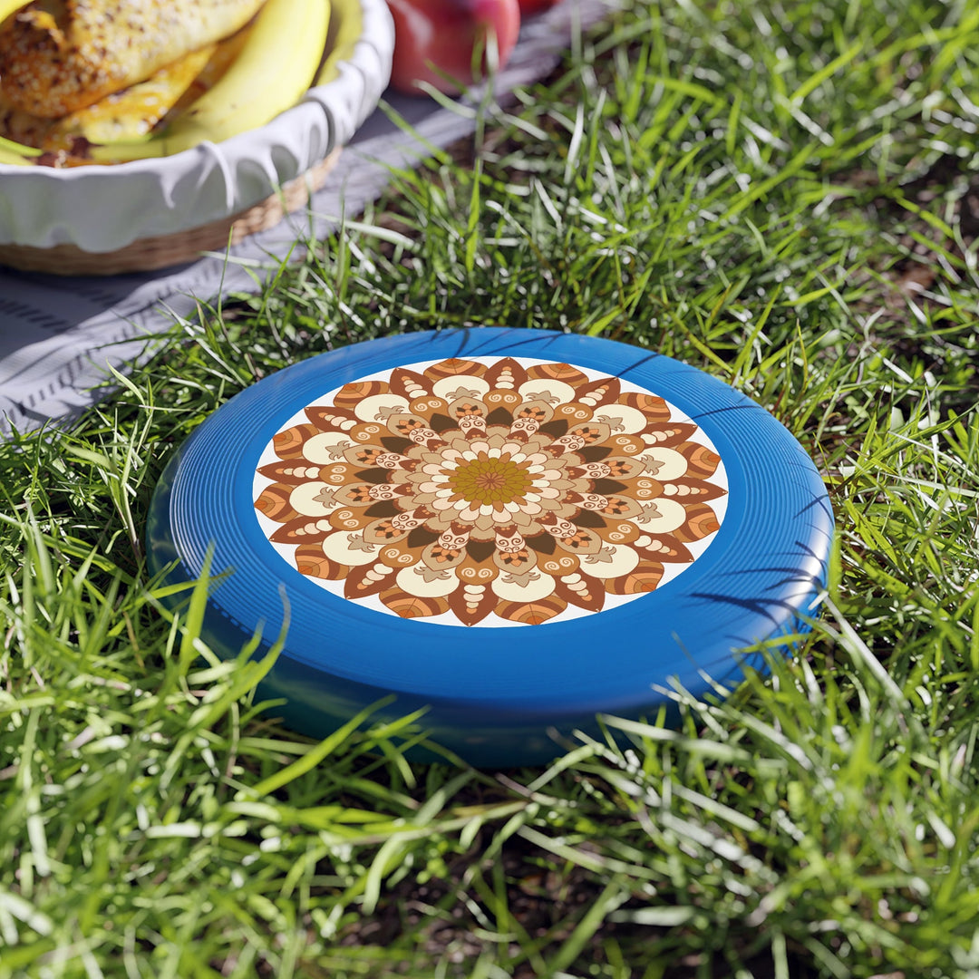 Earth Tones Mandala Frisbee Disc Accessories - Blululi