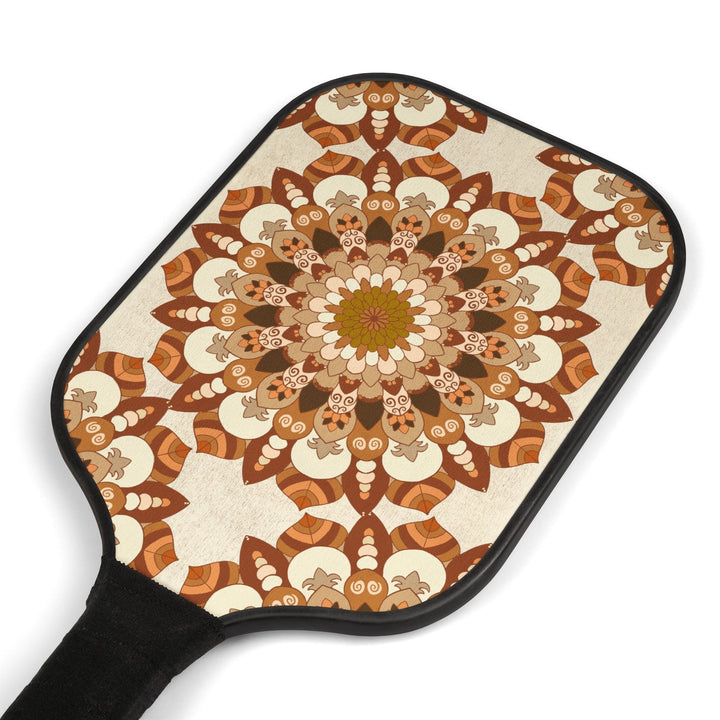 Earth Tones Mandala Pickleball Kit Accessories - Blululi