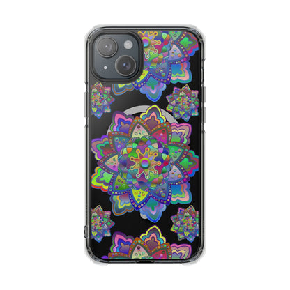 Elegant Mandala MagSafe® - Compatible iPhone 14/15 Impact Case - Blululi