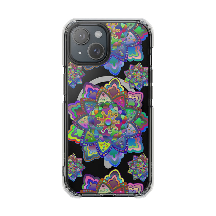 Elegant Mandala MagSafe® - Compatible iPhone 14/15 Impact Case - Blululi