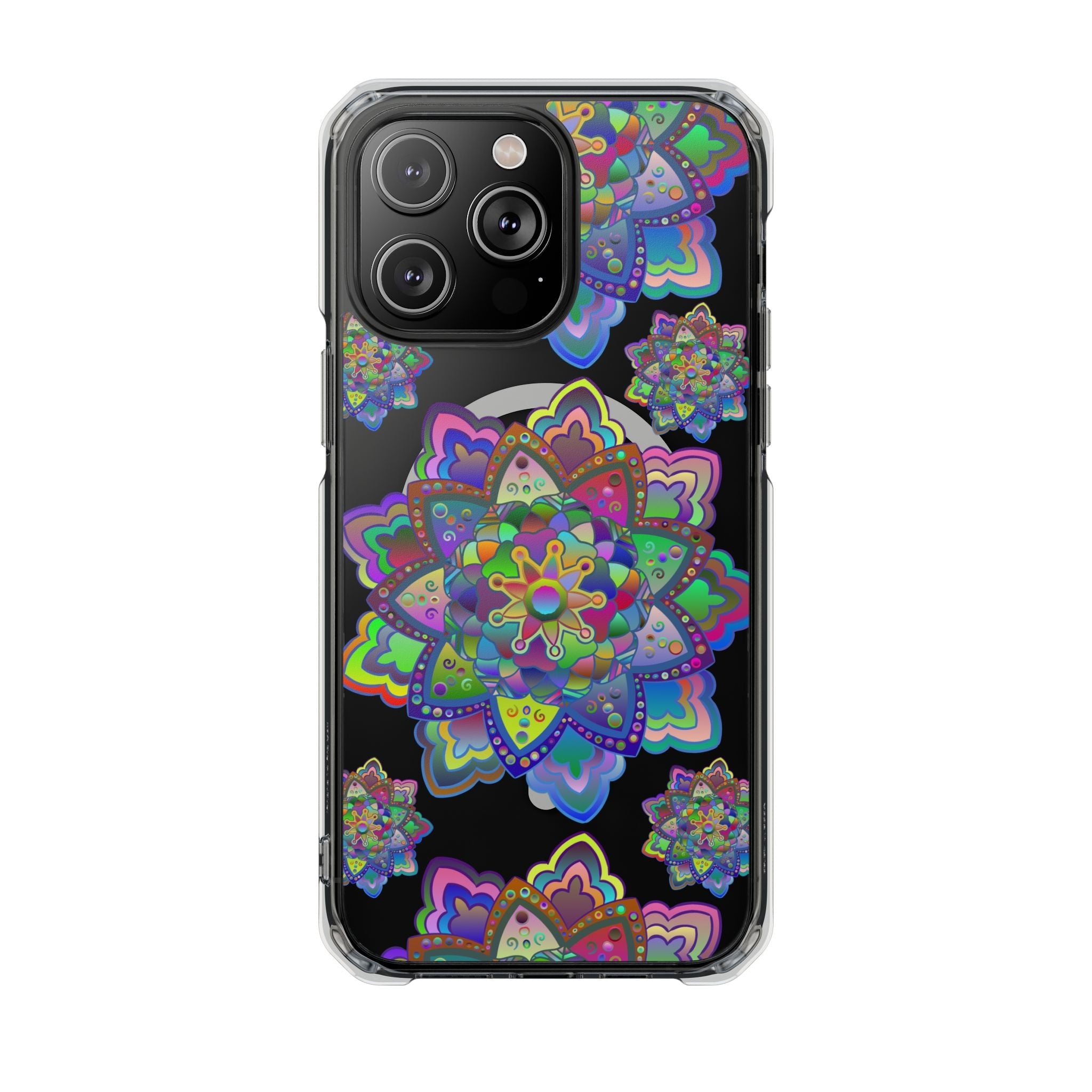 Elegantes Mandala MagSafe®-kompatibles iPhone 14/15 Impact Case