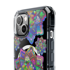 Elegant Mandala MagSafe® - Compatible iPhone 14/15 Impact Case - Blululi