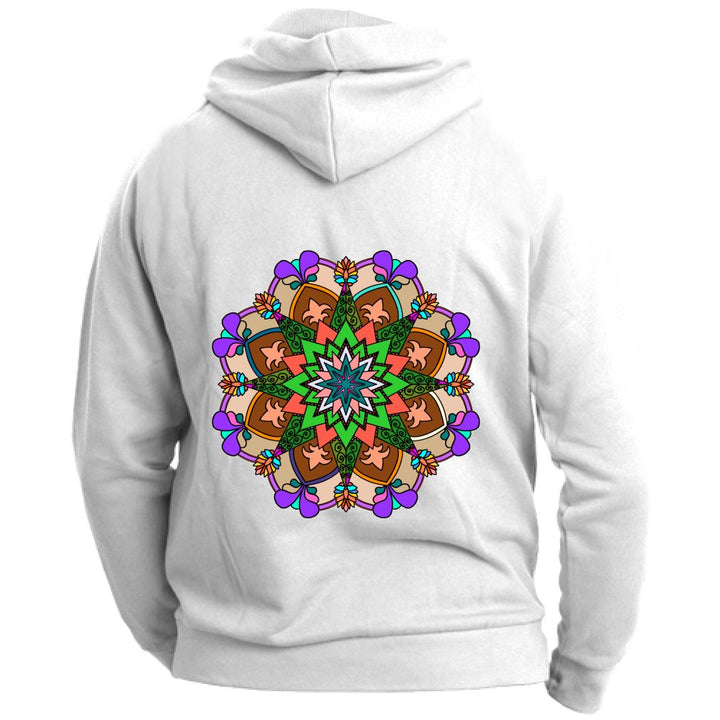 Felpa Unisex con Cappuccio Hoodie Premium Unisex Mandala Art Hoodie - Colorfu - Blululi