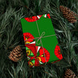 Festive Green Mandala Gift Wrap Paper - Premium Quality for Christmas Gifts 1 - Blululi