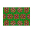 Festive Green Mandala Gift Wrap Paper - Premium Quality for Christmas Gifts - Blululi