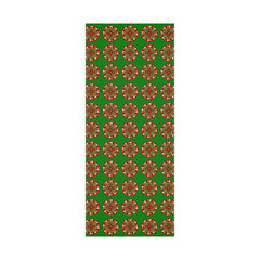 Festive Green Mandala Gift Wrap Paper - Premium Quality for Christmas Gifts - Blululi