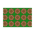 Festive Green Mandala Gift Wrap Paper - Premium Quality for Christmas Gifts - Blululi