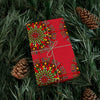 Festive Red Mandala Gift Wrap Paper - Premium Quality for Christmas Gifts - Blululi