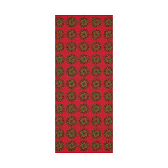 Festive Red Mandala Gift Wrap Paper - Premium Quality for Christmas Gifts - Blululi