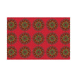 Festive Red Mandala Gift Wrap Paper - Premium Quality for Christmas Gifts - Blululi