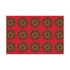 Festive Red Mandala Gift Wrap Paper - Premium Quality for Christmas Gifts - Blululi