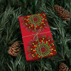 Festive Red Mandala Gift Wrap Paper - Premium Quality for Christmas Gifts - Blululi