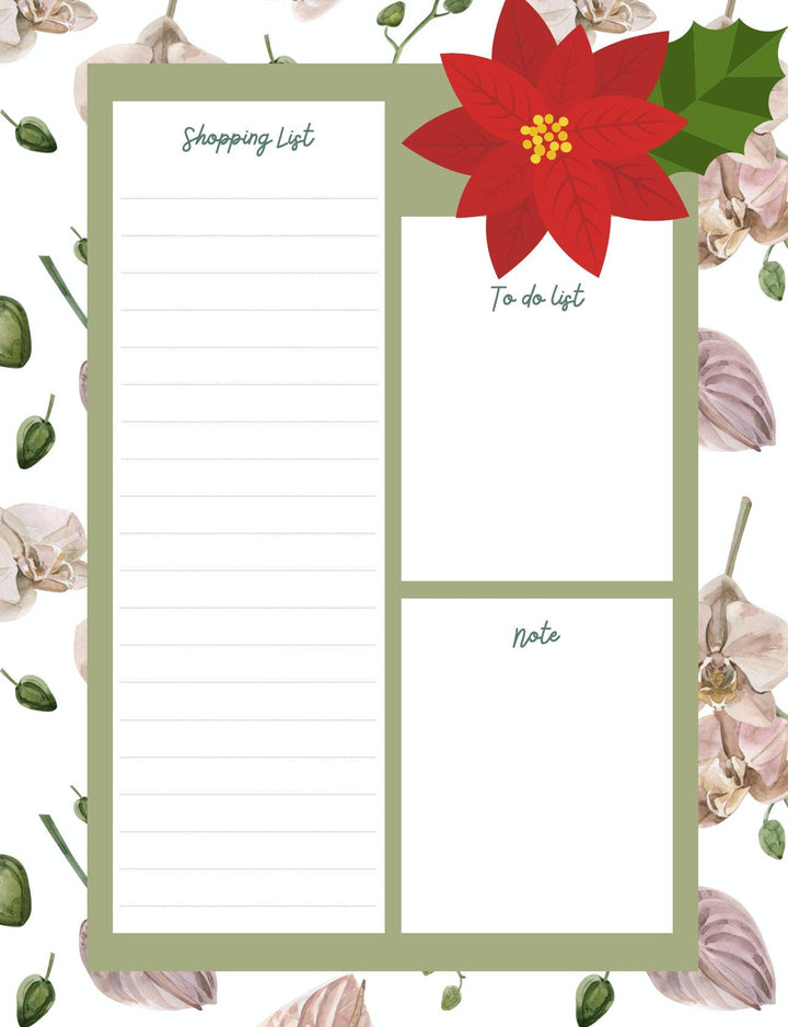 Festive Season Templates - Holiday Organization & Budget Planner digital download - Blululi