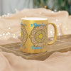 First Year Wedding Anniversary Gift - "1 Year Down, Forever to Go" Metallic Mug (Silver/Gold) - Blululi