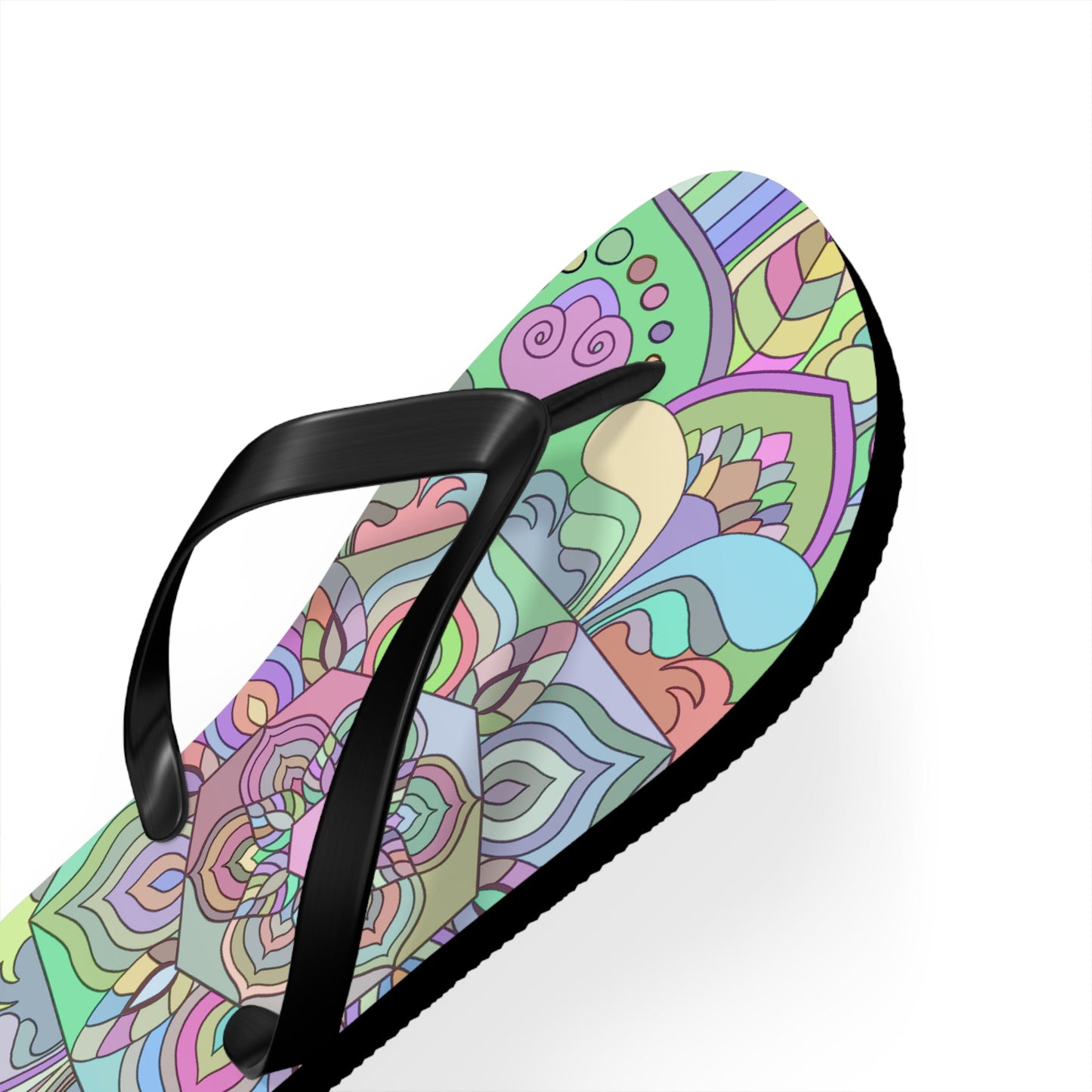 Flip Flops, Mandala Art Hand Drawn - Blululi