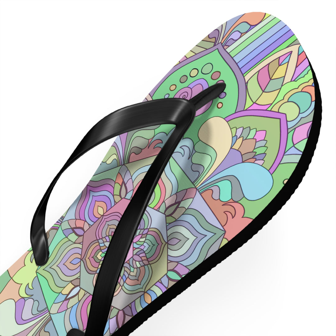 Flip Flops, Mandala Art Hand Drawn - Blululi