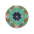 Floor Cushion Original Fine Art - Tufted Floor Pillow, Round - Blululi