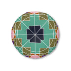 Floor Cushion Original Fine Art - Tufted Floor Pillow, Round - Blululi