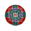 Floor Cushion Original Fine Art - Tufted Floor Pillow, Round - Blululi