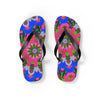 Floral Mandala Flip Flops - Bohemian Summer Style Shoes - Blululi