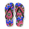 Floral Mandala Flip Flops - Bohemian Summer Style Shoes - Blululi